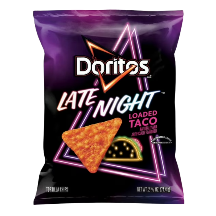 Frito Lay Doritos Late Night Loaded Taco 2.625oz
