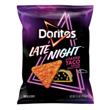 Frito Lay Doritos Late Night Loaded Taco 2.625oz