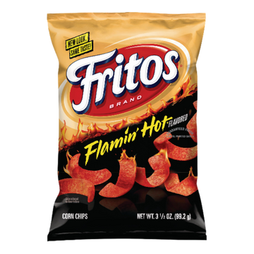 Frito Lay Flamin Hot Fritos