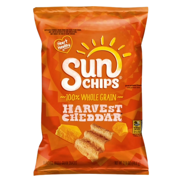 Frito Lay Harvest Cheddar Sun Chips