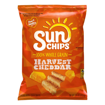 Frito Lay Harvest Cheddar Sun Chips 2.75oz