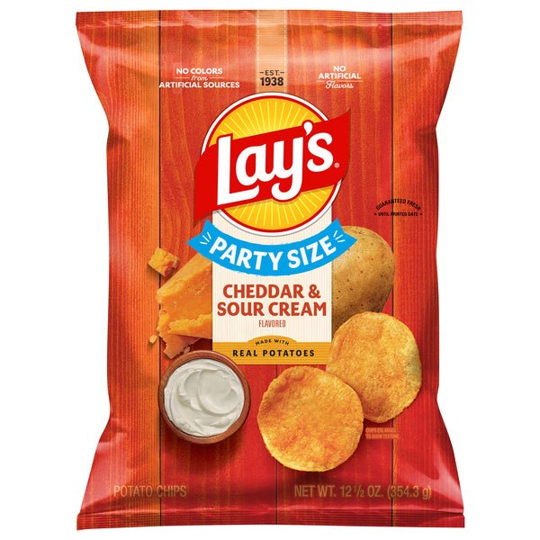 Frito Lay Lays Cheddar &amp; Sour Cream