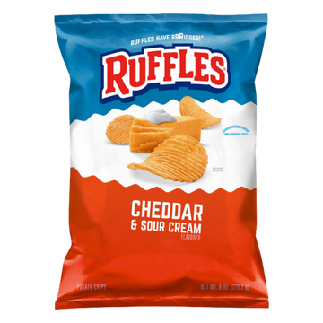 Frito Lay Ruffles Cheddar & Sour Cream