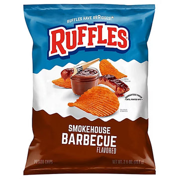 Frito Lay Ruffles Smokehouse BBQ