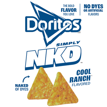 Frito Lay  Simply NKD Doritos Cool Ranch 2.625oz