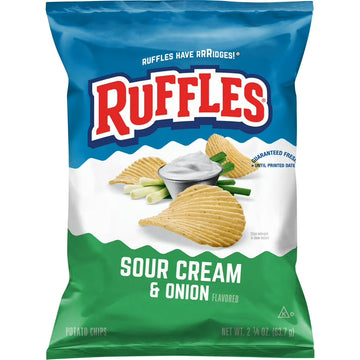 Frito Lay Sour Cream & Onion Ruffles