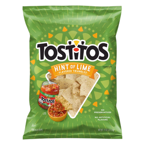 'Frito Lay Tostitos Hint Of Lime Tortilla Chips
