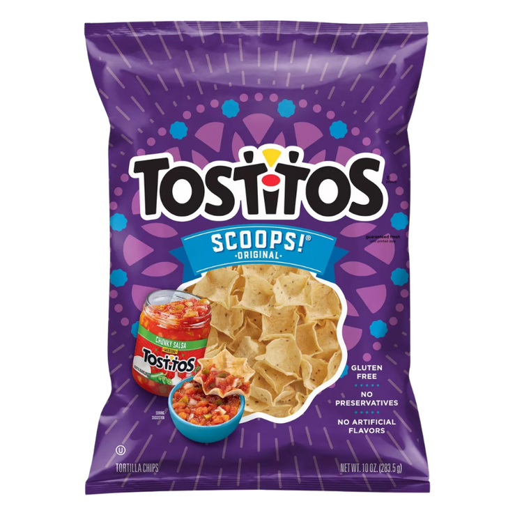 Frito Lay Tostitos Scoops Tortilla Chips