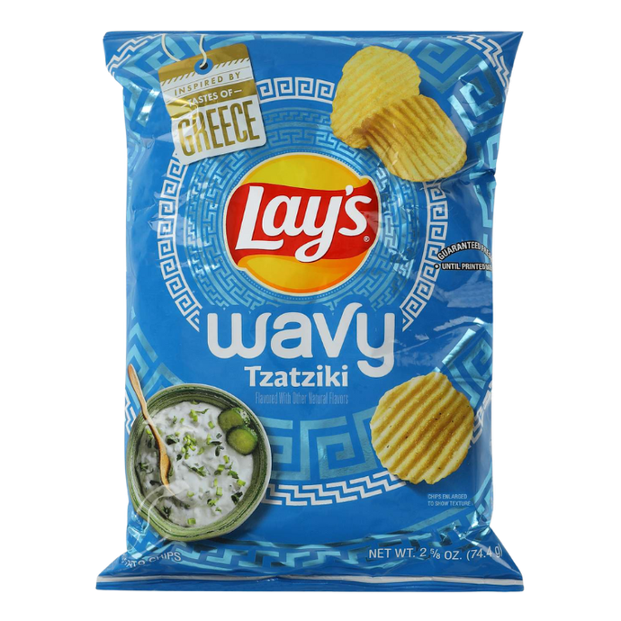 Frito Lay Wavy Tzatziki Lays 2.58oz