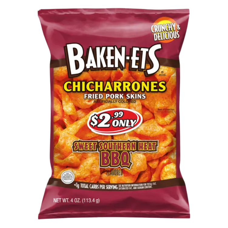 Frito Lay Bakenets Sweet Southern Heat BBQ 4oz
