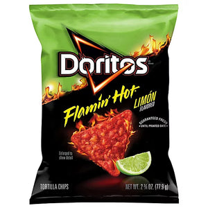 Frito Lay Doritos Flamin Hot Limon