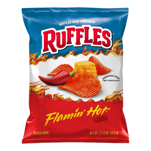 Frito Lay Flaming Hot Ruffles 2.5oz