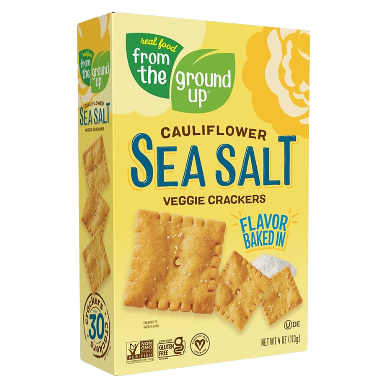 From The Ground Up Califlower Sea Salt Crackers