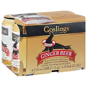 Goslings Ginger Beer  6pk Cn