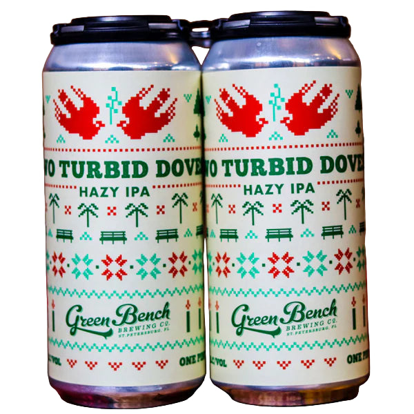 Green Bench Two Turbid Doves Hazy IPA  4pk Cn