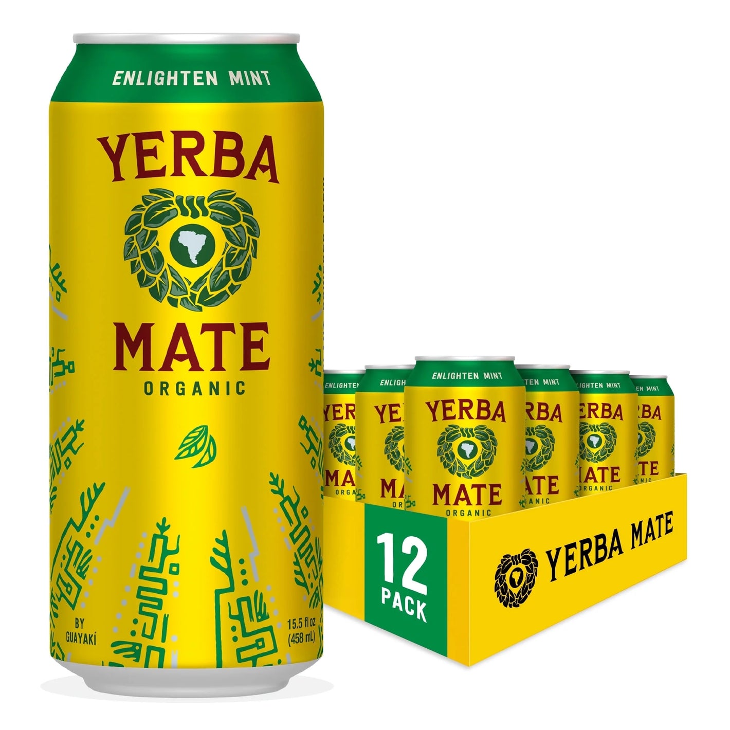 Guayaki Yerba Mate Enlighten Mint  Cn