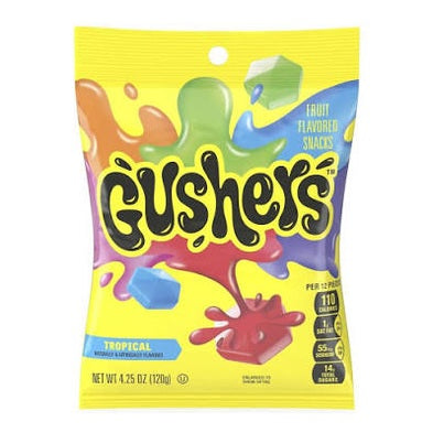 Gushers Tropical Fruit Flavors