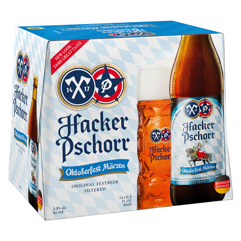Hacker Pschorr Oktoberfest Bier  12pk Btl