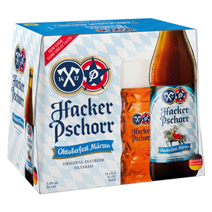 Hacker Pschorr Oktoberfest Bier  12pk Btl