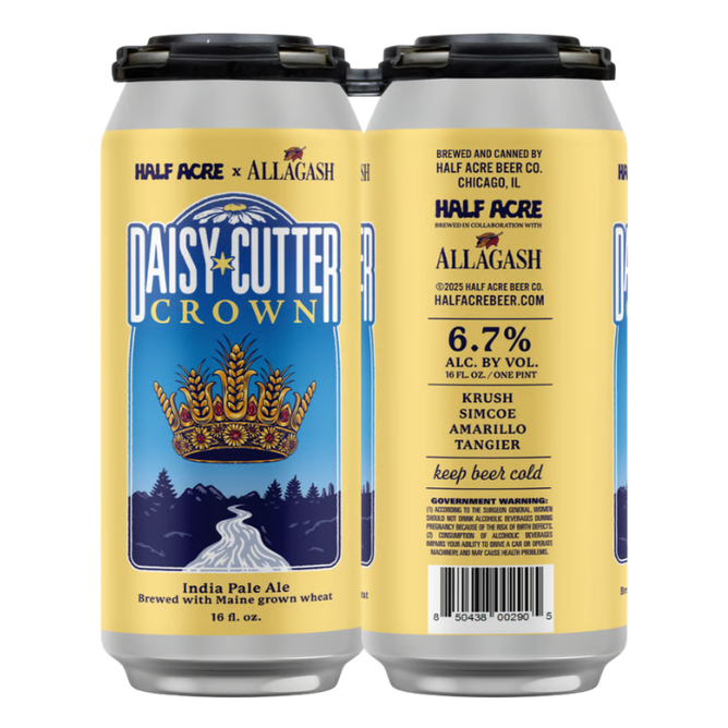 Half Acre Allagash Daisy Cutter Crown IPA Seasonal