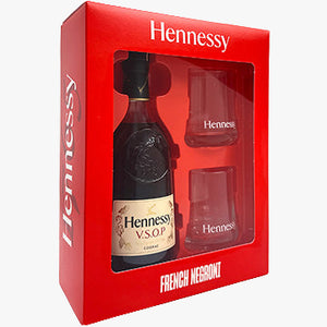Hennessy VSOP Cognac  Gift Set w 2 Glasses