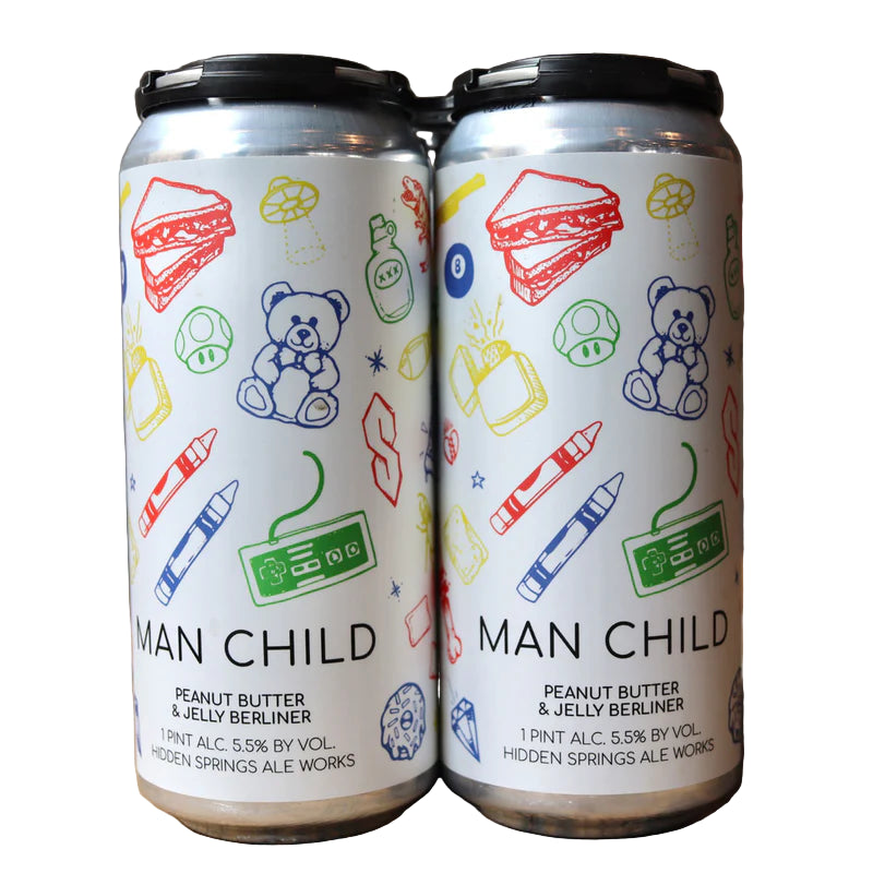 Hidden Springs Man Child Berliner  4pk Cn