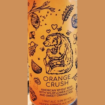 Hidden Springs Orange Crush 16oz 4pk Cns