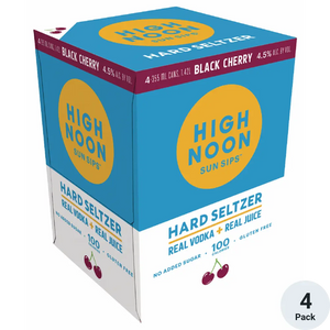 High Noon Hard Seltzer Black Cherry  12oz Can