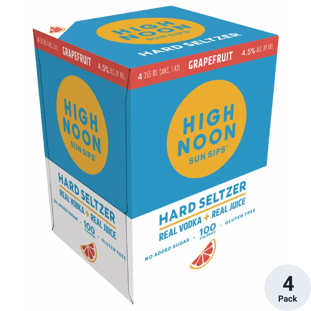 High Noon Hard Seltzer Grapefruit  12oz Can