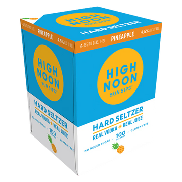 High Noon Hard Seltzer Pineapple  12oz Can