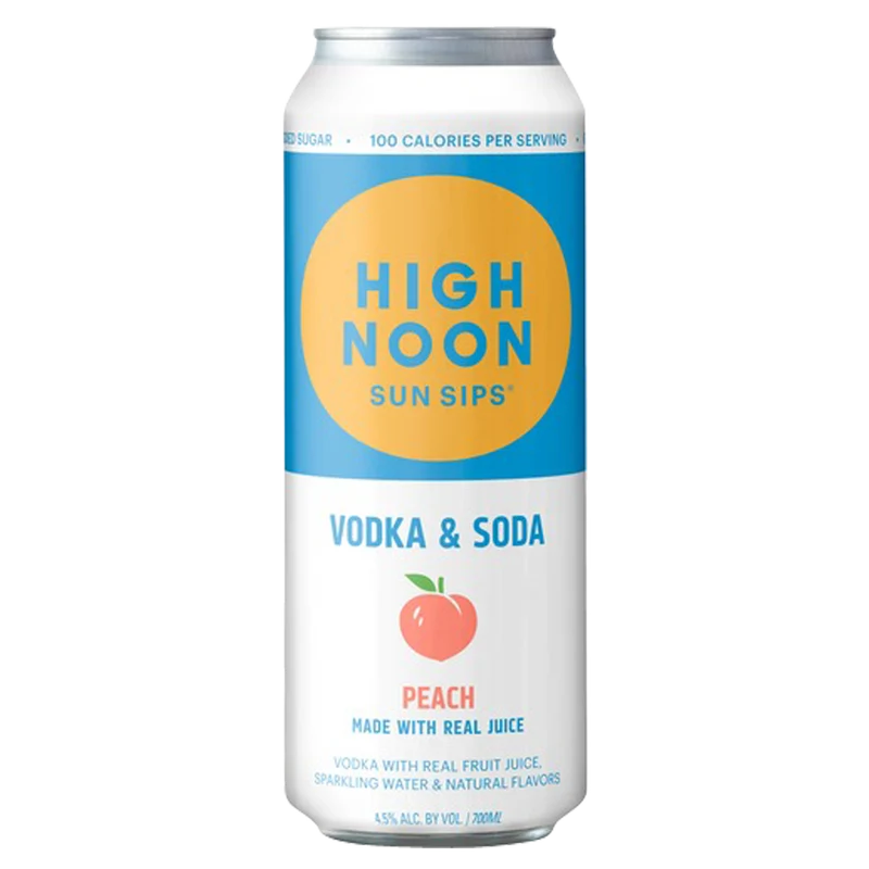 High Noon Hard Vodka Peach 8pk 12oz Can