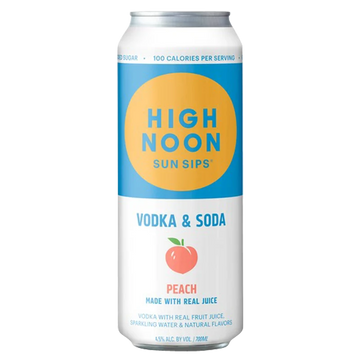 High Noon Hard Vodka Peach 8pk 12oz Can
