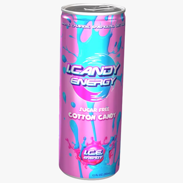 I Candy Sugar Free Cotton Candy Energy Drink 12oz
