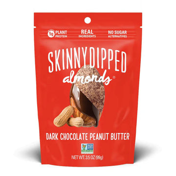 Skinny Dipped Dark Chocolate Peanut Butter Almonds 3.5oz
