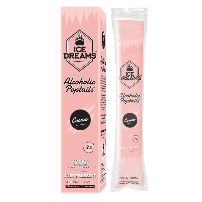 Ice Dreams Cosmo Poptails
