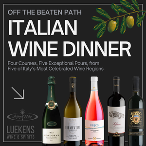 Off the Beaten Path: Italian Wine Dinner