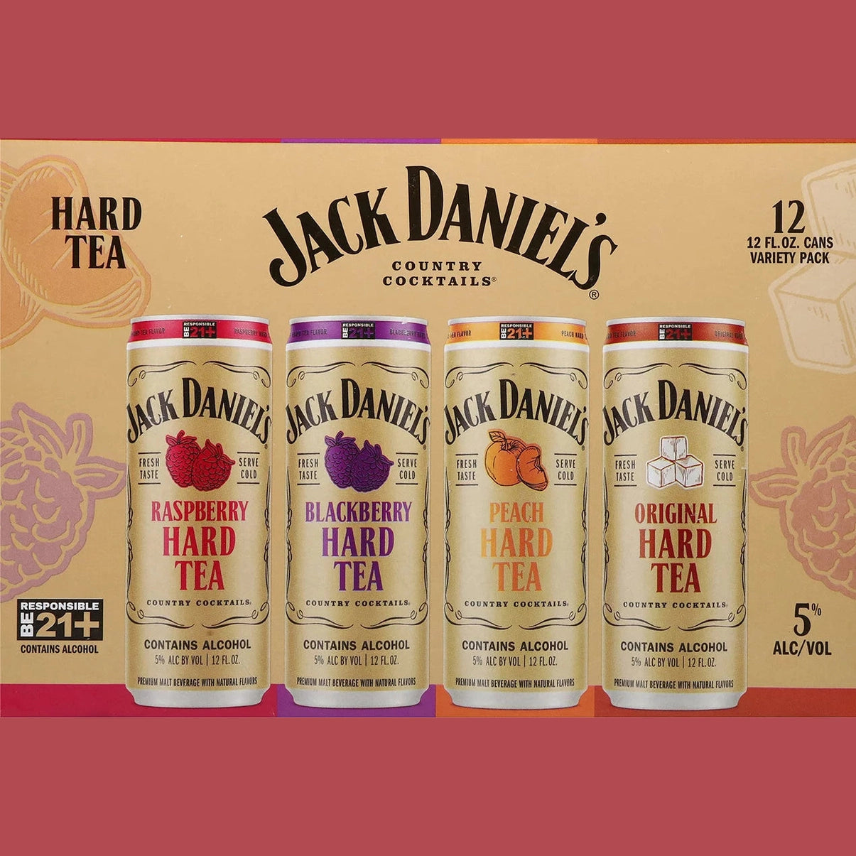 Jack Daniels Hard Tea Variety 12Pk Can