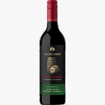 Jacob's Creek Double Barrel Cabernet Sauvignon wine bottle on a white background