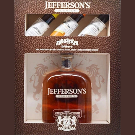 Jeffersons Bourbon  Gift Set W/ 3 Bitters