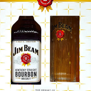 Jim Beam Bourbon  Gift Set W/ Highball Glass