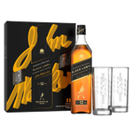 Johnnie Walker Black  With 2 Highball Glasses Gift Set