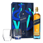 Johnnie Walker Blue Gift Set w Two Glasses