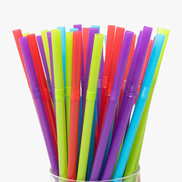 Kolorae Jumbo Flexstraws 40ct