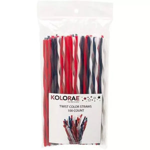 Kolorae Twist Straws 100Ct