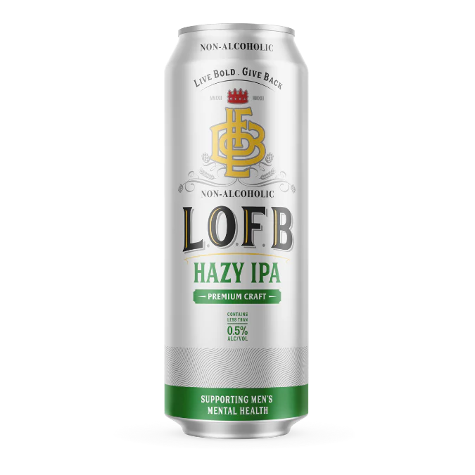 LOFB Hazy IPA N.A.  6pk Cn