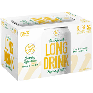 Long Drink Zero Sugar Pineapple  6pk