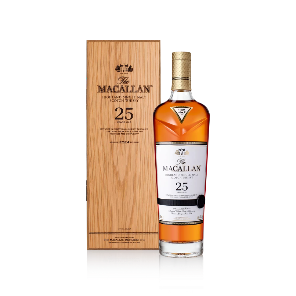 Macallan 25 Year Sherry Oak Single Malt Scotch