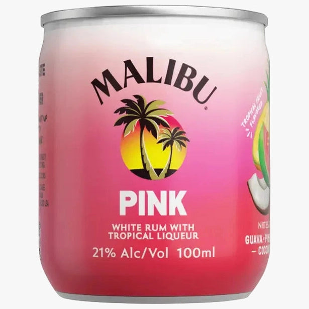 Malibu Pink Rum  Can