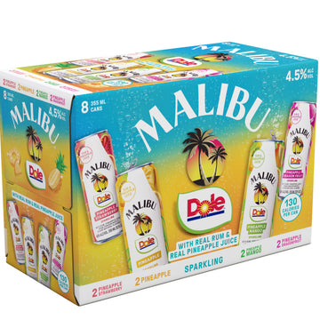 Malibu Rum Dole Sparkling Variety