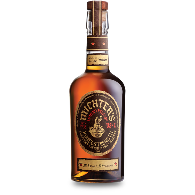 Michters US1 Barrel Strength Sour Mash Whiskey